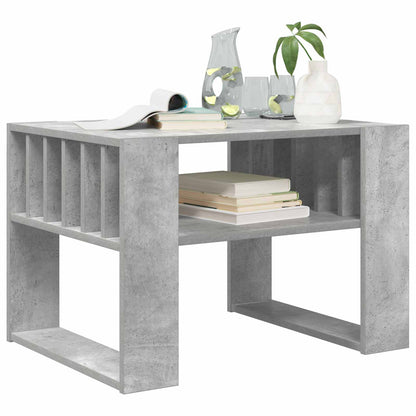 vidaXL Couchtisch Beton Grau 66 x 49,5 x 45 cm Holzwerkstoff