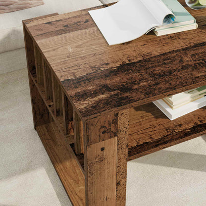 vidaXL Couchtisch Altholz 66 x 49,5 x 45 cm Holzwerkstoff
