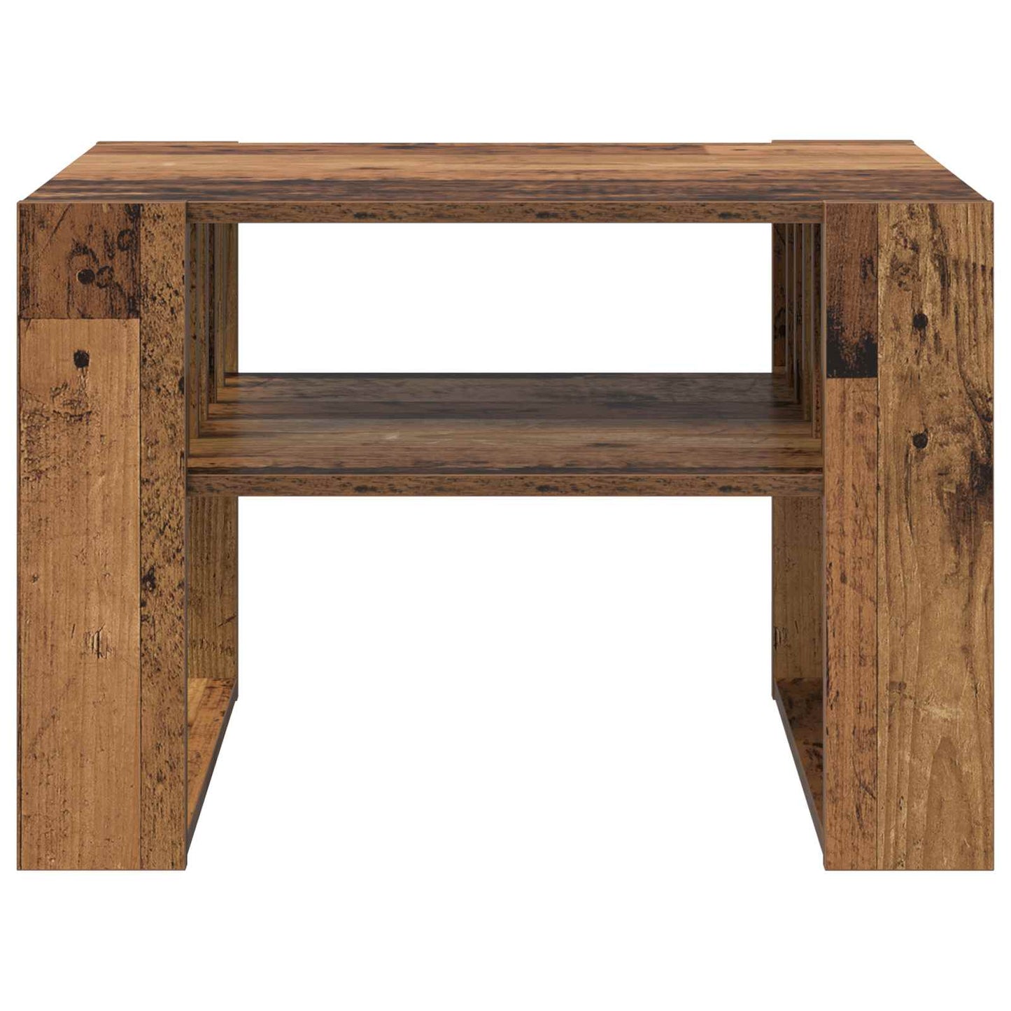 vidaXL Couchtisch Altholz 66 x 49,5 x 45 cm Holzwerkstoff