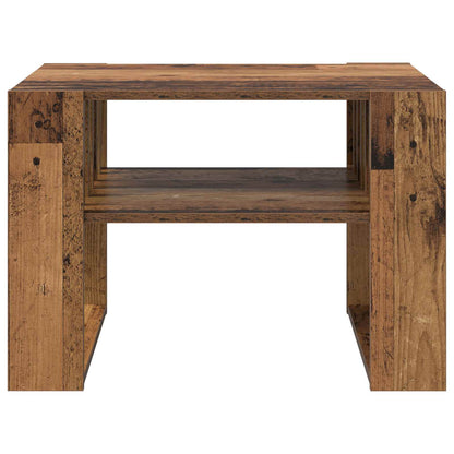vidaXL Couchtisch Altholz 66 x 49,5 x 45 cm Holzwerkstoff
