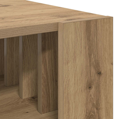 vidaXL Couchtisch Artisan-Eiche 66 x 49,5 x 45 cm Holzwerkstoff