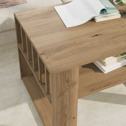 vidaXL Couchtisch Artisan-Eiche 66 x 49,5 x 45 cm Holzwerkstoff