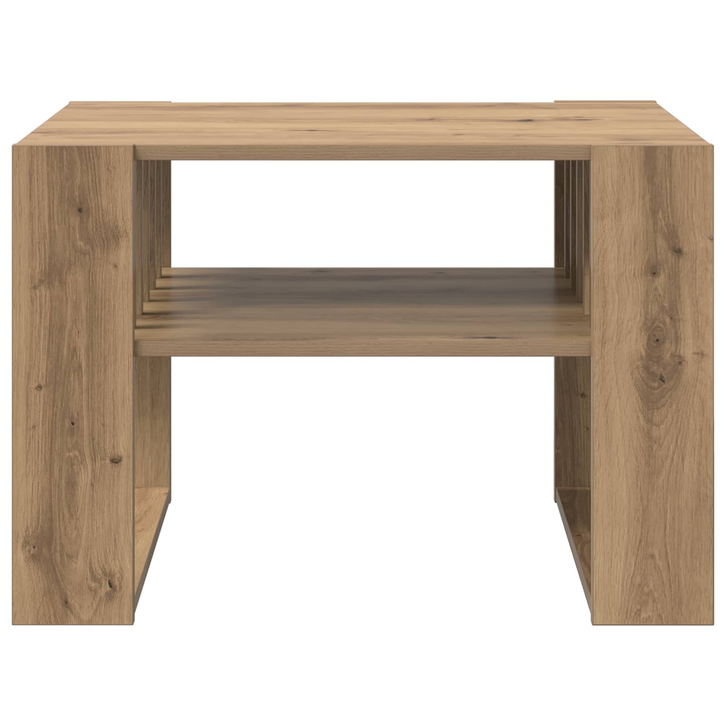 vidaXL Couchtisch Artisan-Eiche 66 x 49,5 x 45 cm Holzwerkstoff