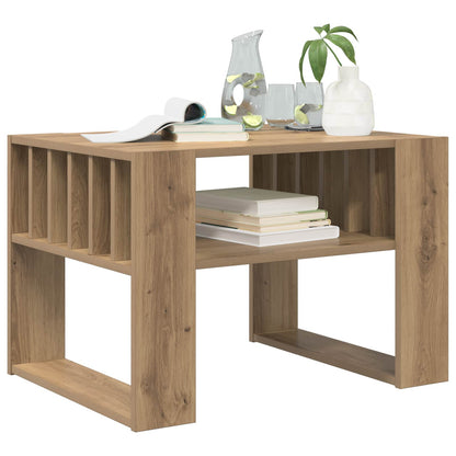vidaXL Couchtisch Artisan-Eiche 66 x 49,5 x 45 cm Holzwerkstoff
