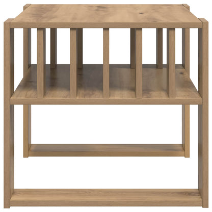 vidaXL Couchtisch Artisan-Eiche 66 x 49,5 x 45 cm Holzwerkstoff