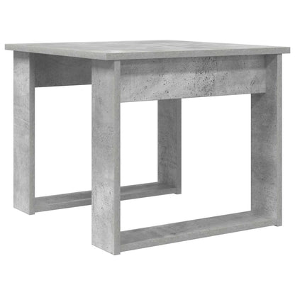 vidaXL Kaffeetisch Set 2 pcs Beton Grau Holzwerkstoff