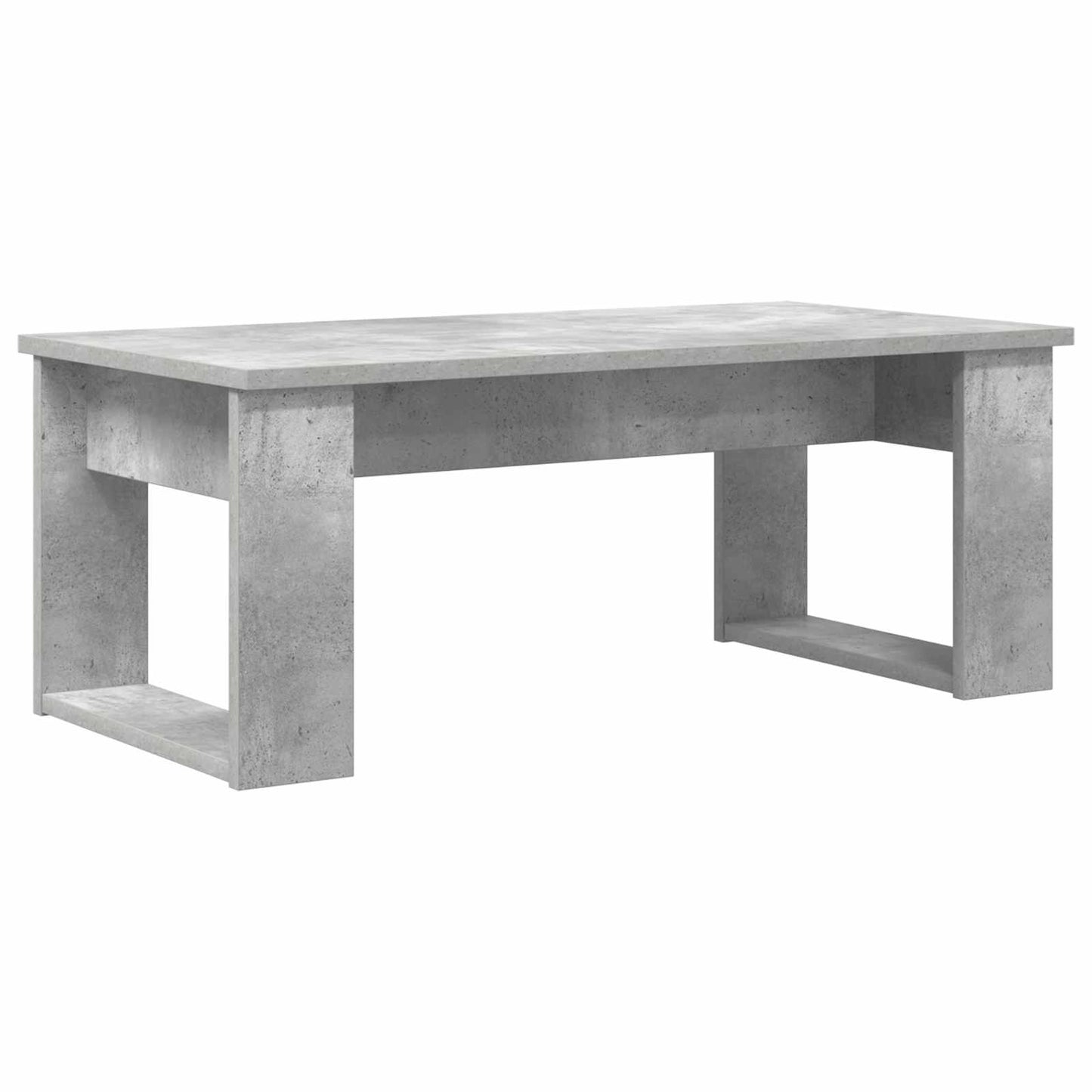 vidaXL Kaffeetisch Set 2 pcs Beton Grau Holzwerkstoff