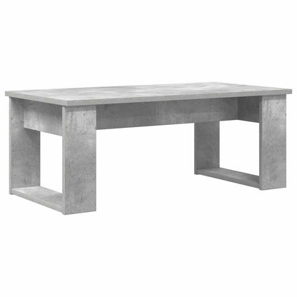 vidaXL Kaffeetisch Set 2 pcs Beton Grau Holzwerkstoff