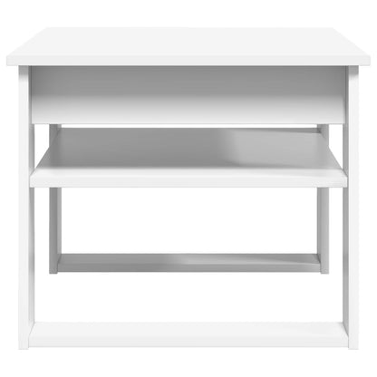 vidaXL Couchtisch mit Speicher Weiß 64 x 54 x 44 cm Holzwerkstoff