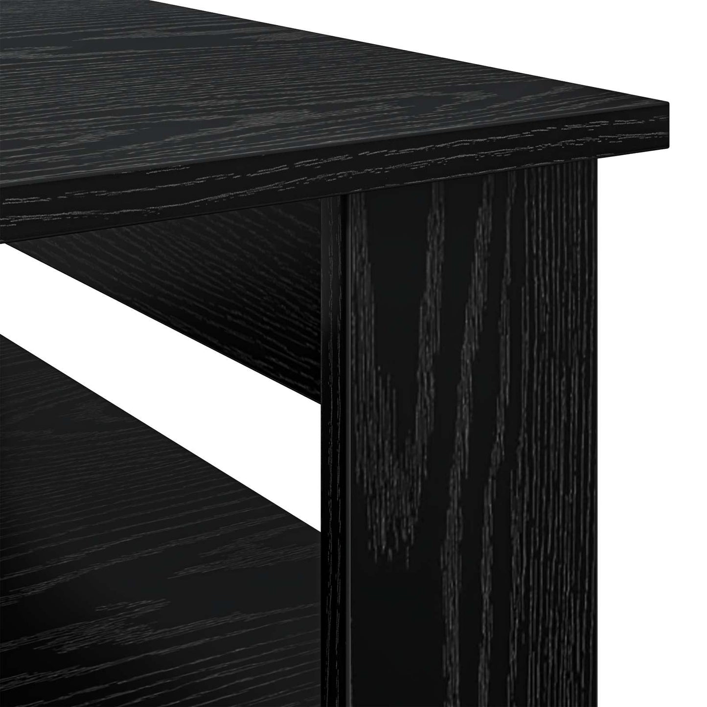 vidaXL Couchtisch Schwarz Eichen-Optik 64 x 54 x 44 cm Holzwerkstoff