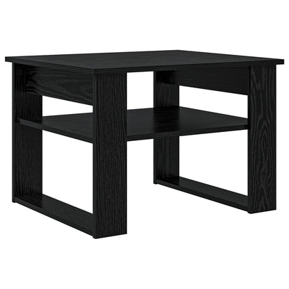 vidaXL Couchtisch Schwarz Eichen-Optik 64 x 54 x 44 cm Holzwerkstoff