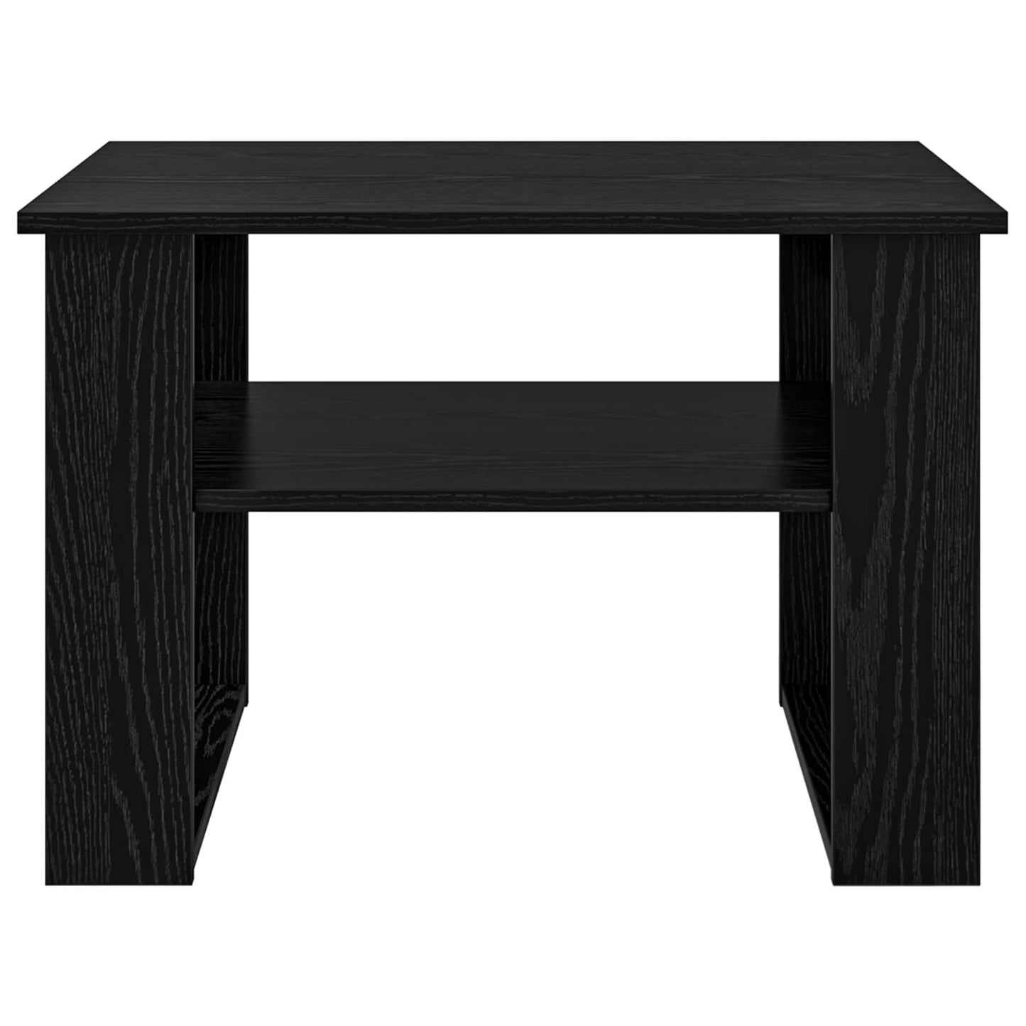 vidaXL Couchtisch Schwarz Eichen-Optik 64 x 54 x 44 cm Holzwerkstoff