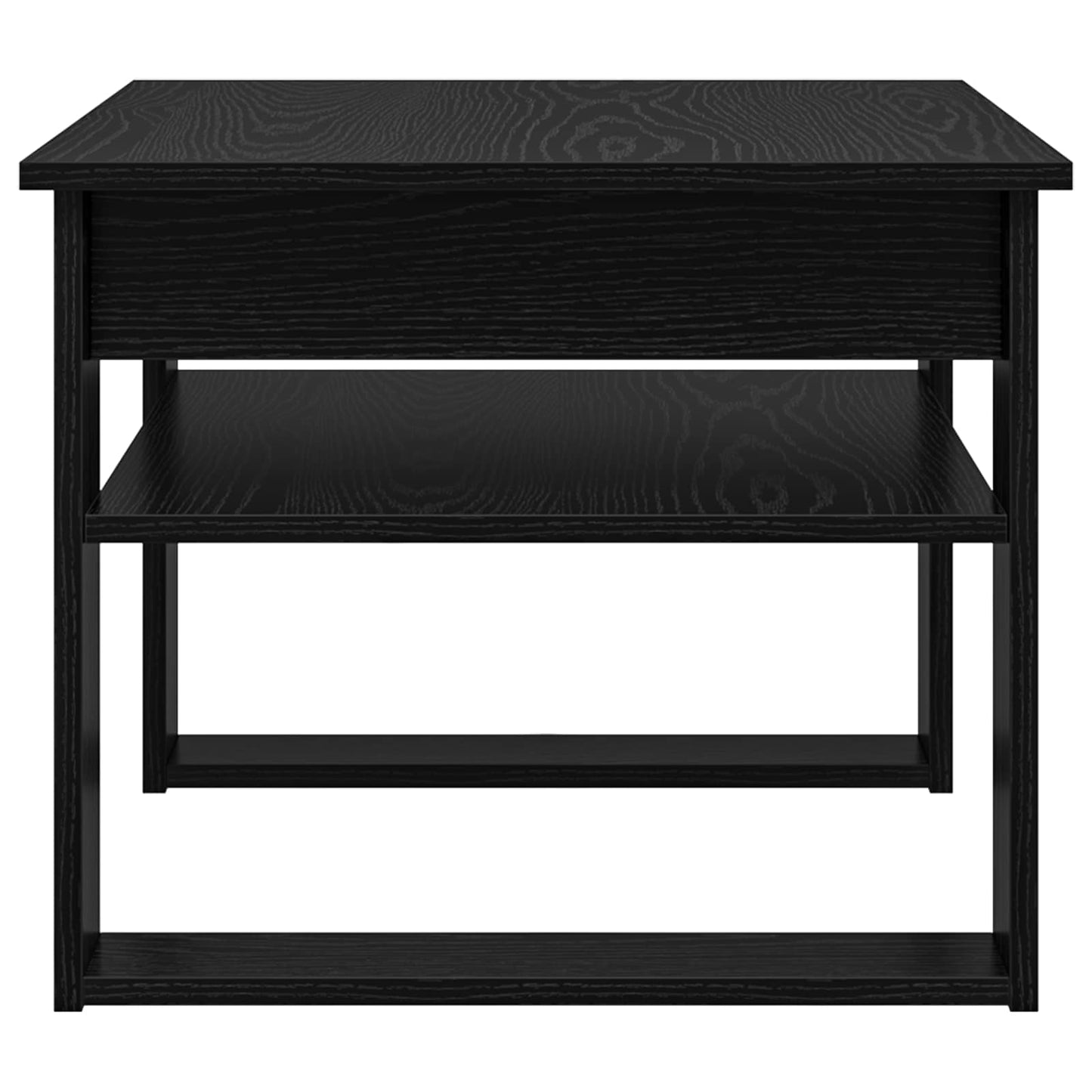 vidaXL Couchtisch Schwarz Eichen-Optik 64 x 54 x 44 cm Holzwerkstoff
