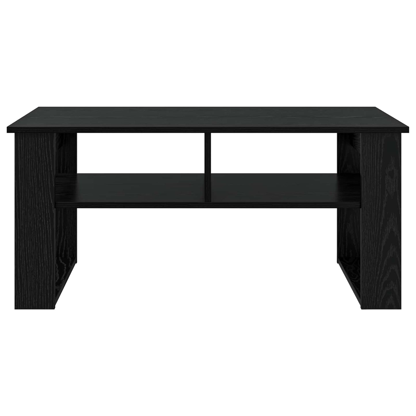 Couchtisch Schwarz Eichen-Optik 96 x 54 x 44 cm Holzwerkstoff