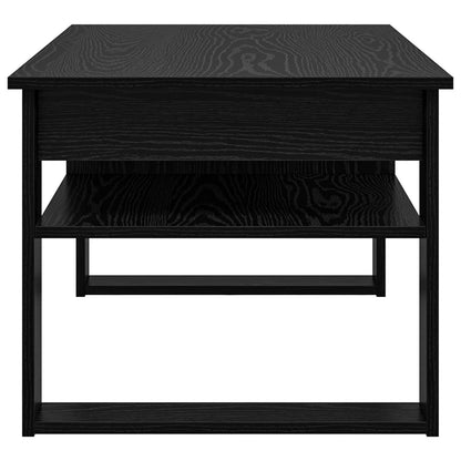 Couchtisch Schwarz Eichen-Optik 96 x 54 x 44 cm Holzwerkstoff