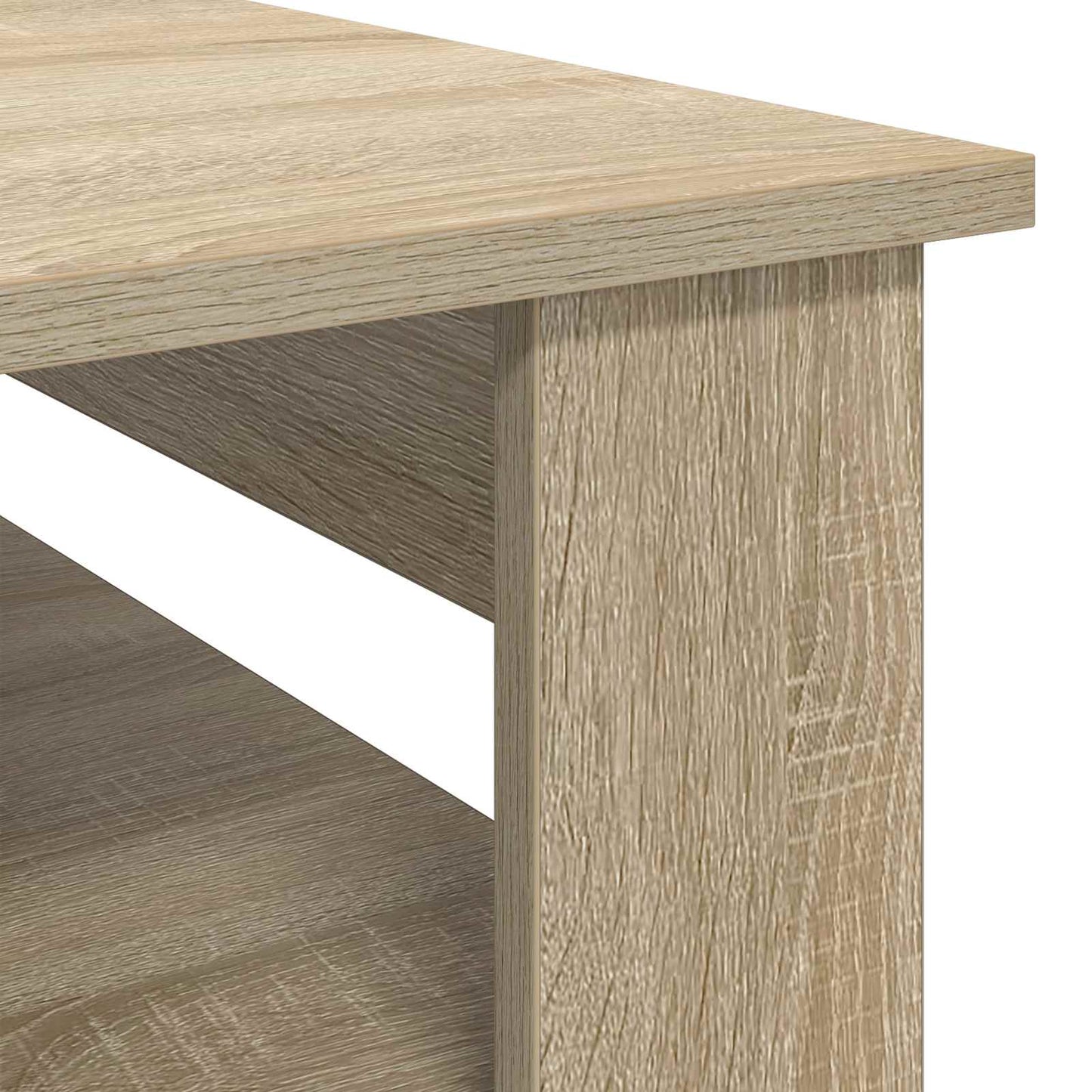 vidaXL Couchtisch Sonoma-Eiche 96 x 54 x 44 cm Holzwerkstoff