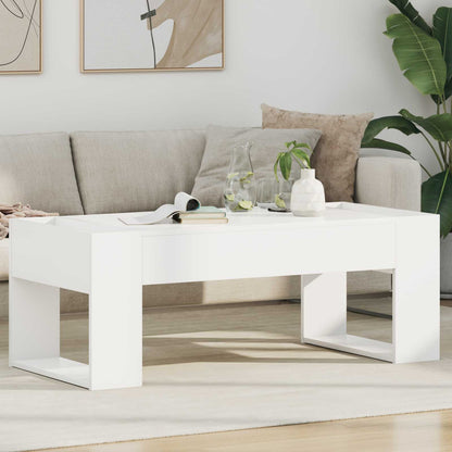 vidaXL Couchtisch Weiß 110 x 50 x 41 cm Holzwerkstoff