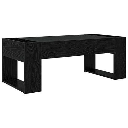vidaXL Couchtisch Schwarz Eichen-Optik 110 x 50 x 41 cm Holzwerkstoff