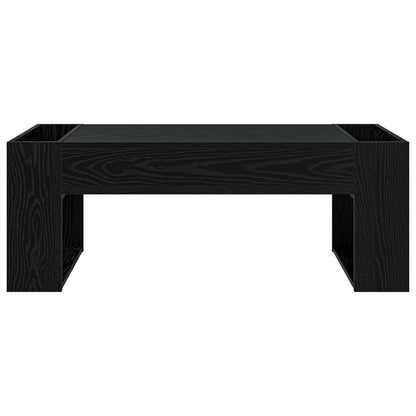 vidaXL Couchtisch Schwarz Eichen-Optik 110 x 50 x 41 cm Holzwerkstoff