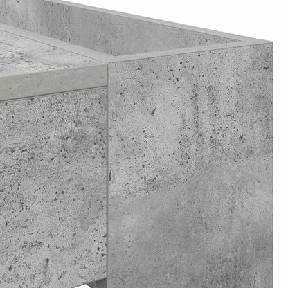 Couchtisch Beton Grau 110 x 50 x 41 cm Holzwerkstoff