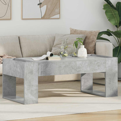 Couchtisch Beton Grau 110 x 50 x 41 cm Holzwerkstoff