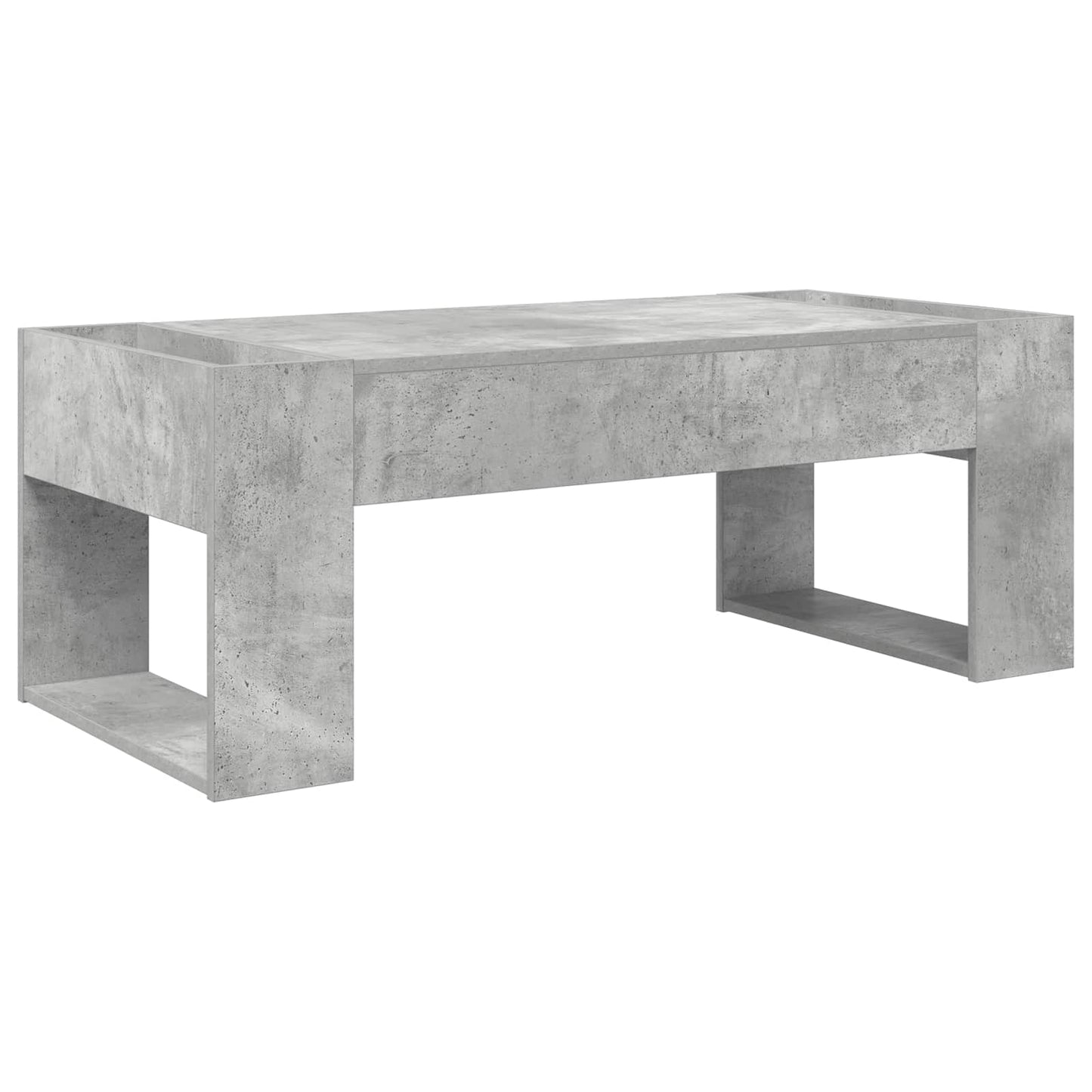 Couchtisch Beton Grau 110 x 50 x 41 cm Holzwerkstoff