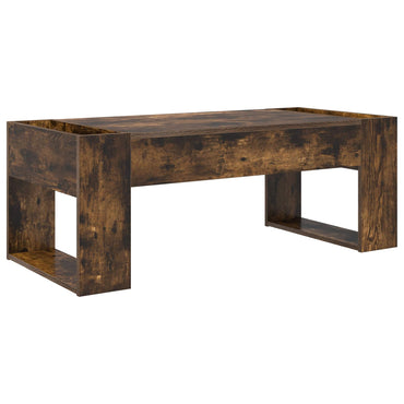 vidaXL Couchtisch Geräucherte Eiche 110 x 50 x 41 cm Holzwerkstoff
