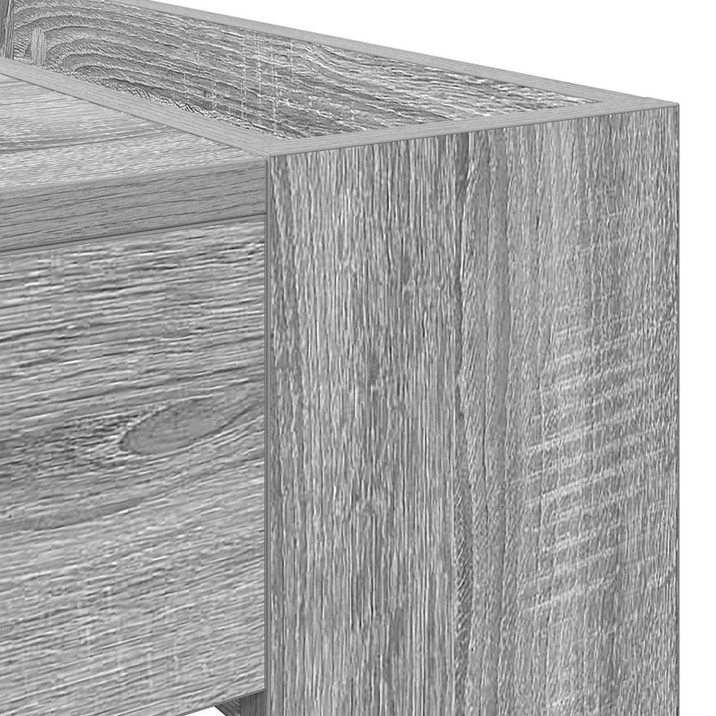 vidaXL Couchtisch Graues Sonoma 110 x 50 x 41 cm Holzwerkstoff