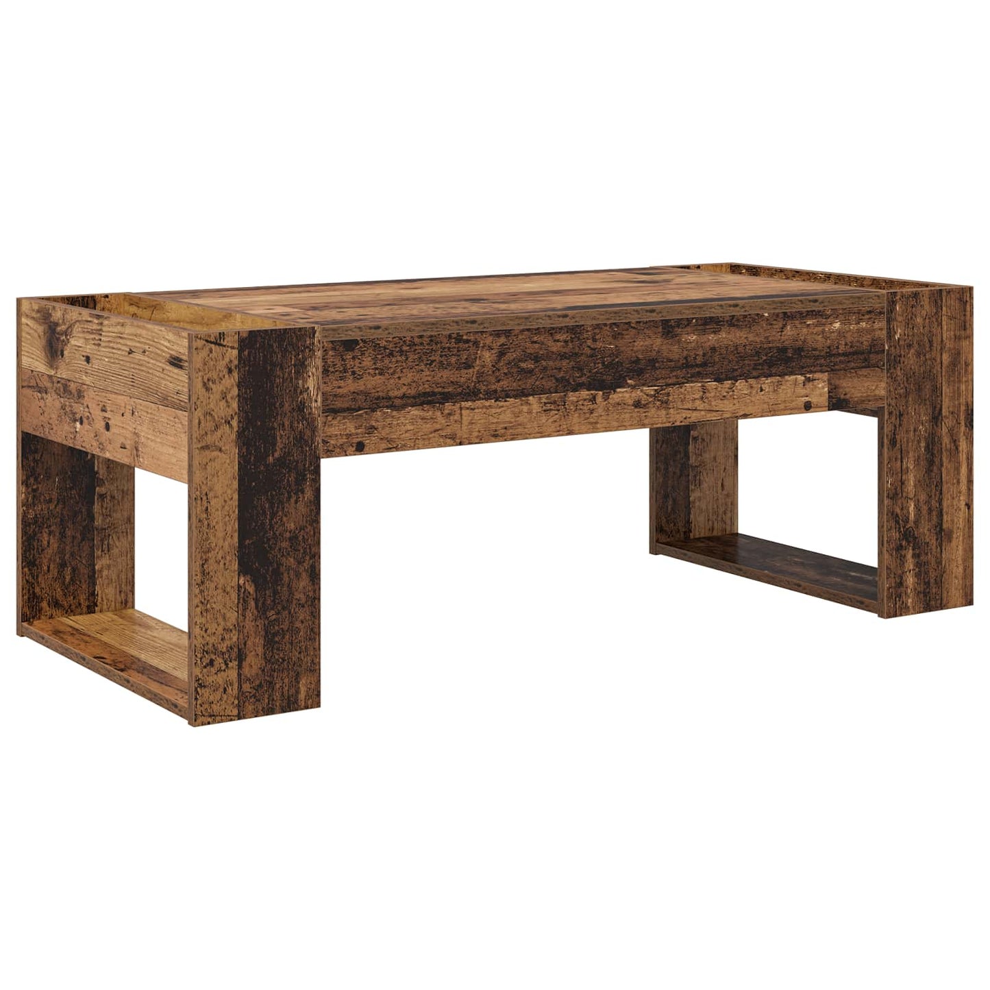 Couchtisch Altholz 110 x 50 x 41 cm Holzwerkstoff