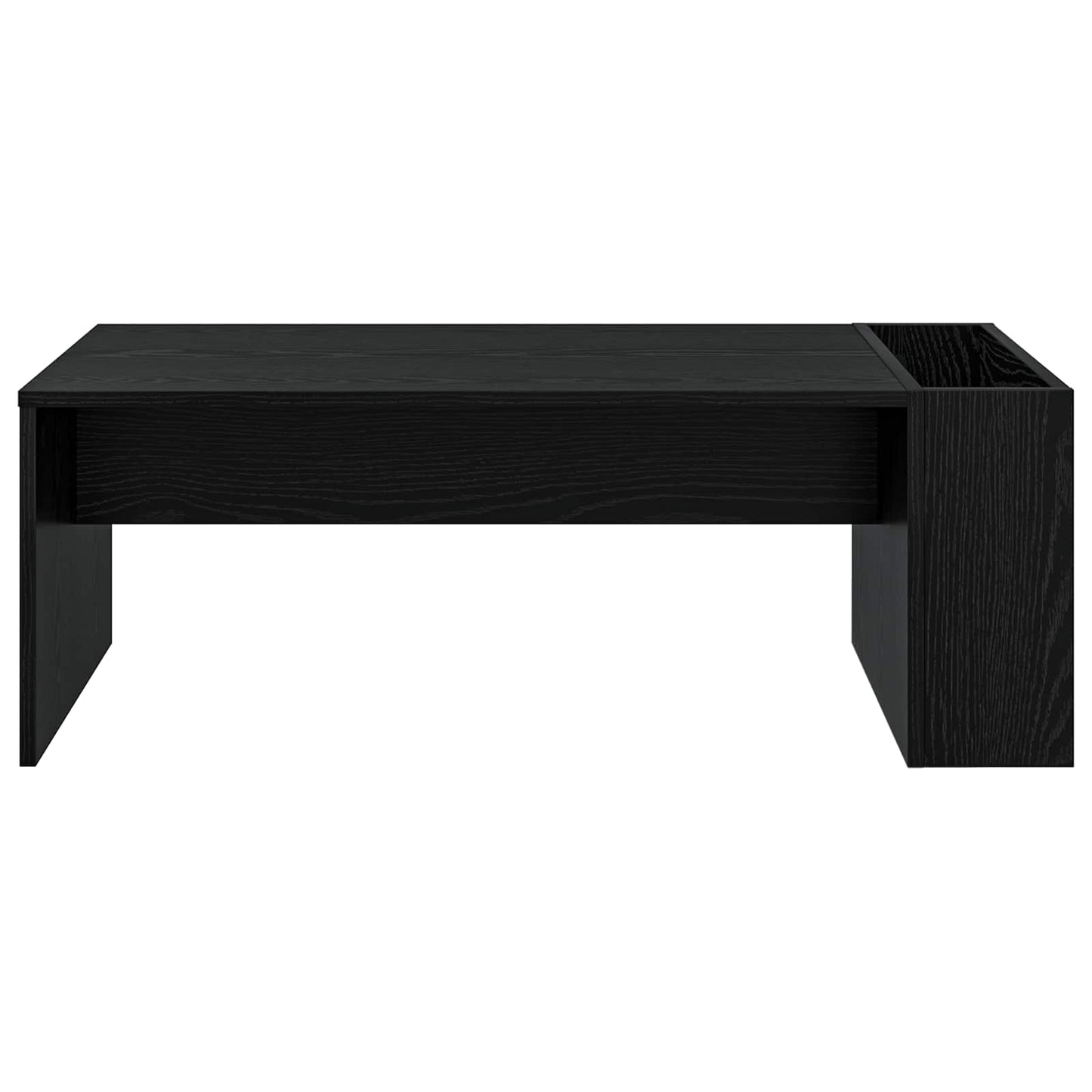 vidaXL Couchtisch Schwarz Eichen-Optik 95 x 50 x 34 cm Holzwerkstoff