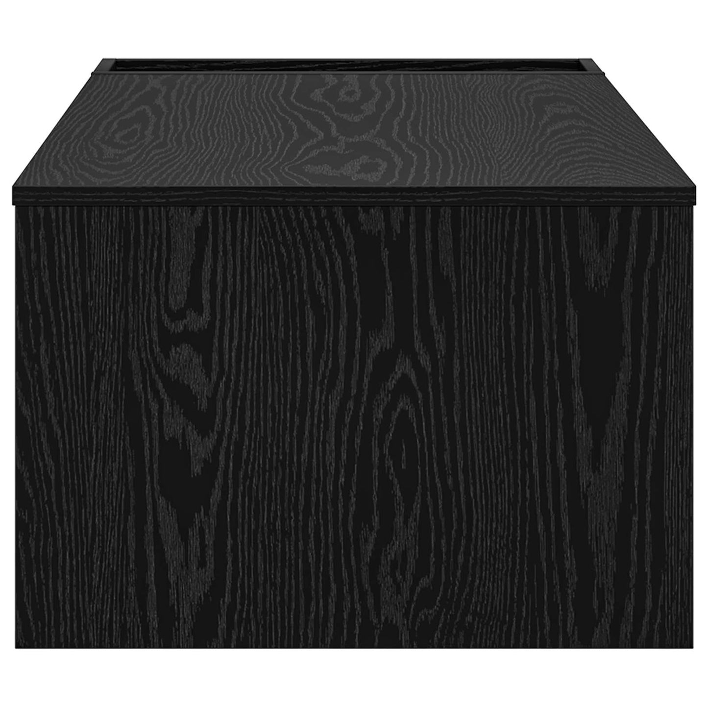vidaXL Couchtisch Schwarz Eichen-Optik 95 x 50 x 34 cm Holzwerkstoff