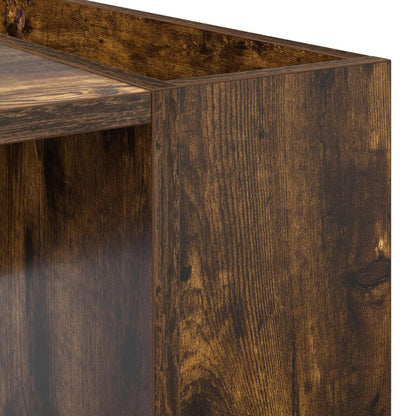 vidaXL Couchtisch Geräucherte Eiche 95 x 50 x 34 cm Holzwerkstoff