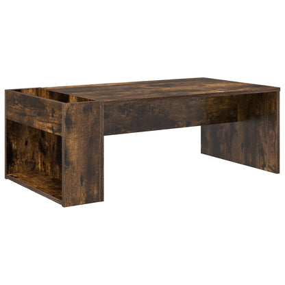 vidaXL Couchtisch Geräucherte Eiche 95 x 50 x 34 cm Holzwerkstoff