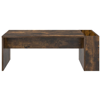 vidaXL Couchtisch Geräucherte Eiche 95 x 50 x 34 cm Holzwerkstoff