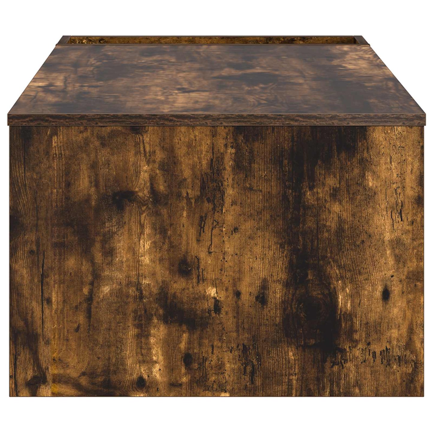 vidaXL Couchtisch Geräucherte Eiche 95 x 50 x 34 cm Holzwerkstoff