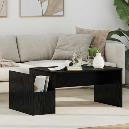 Couchtisch Schwarz Eichen-Optik 90 x 45 x 35 cm Holzwerkstoff