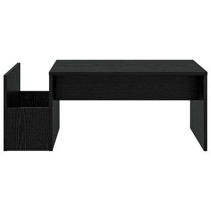 Couchtisch Schwarz Eichen-Optik 90 x 45 x 35 cm Holzwerkstoff
