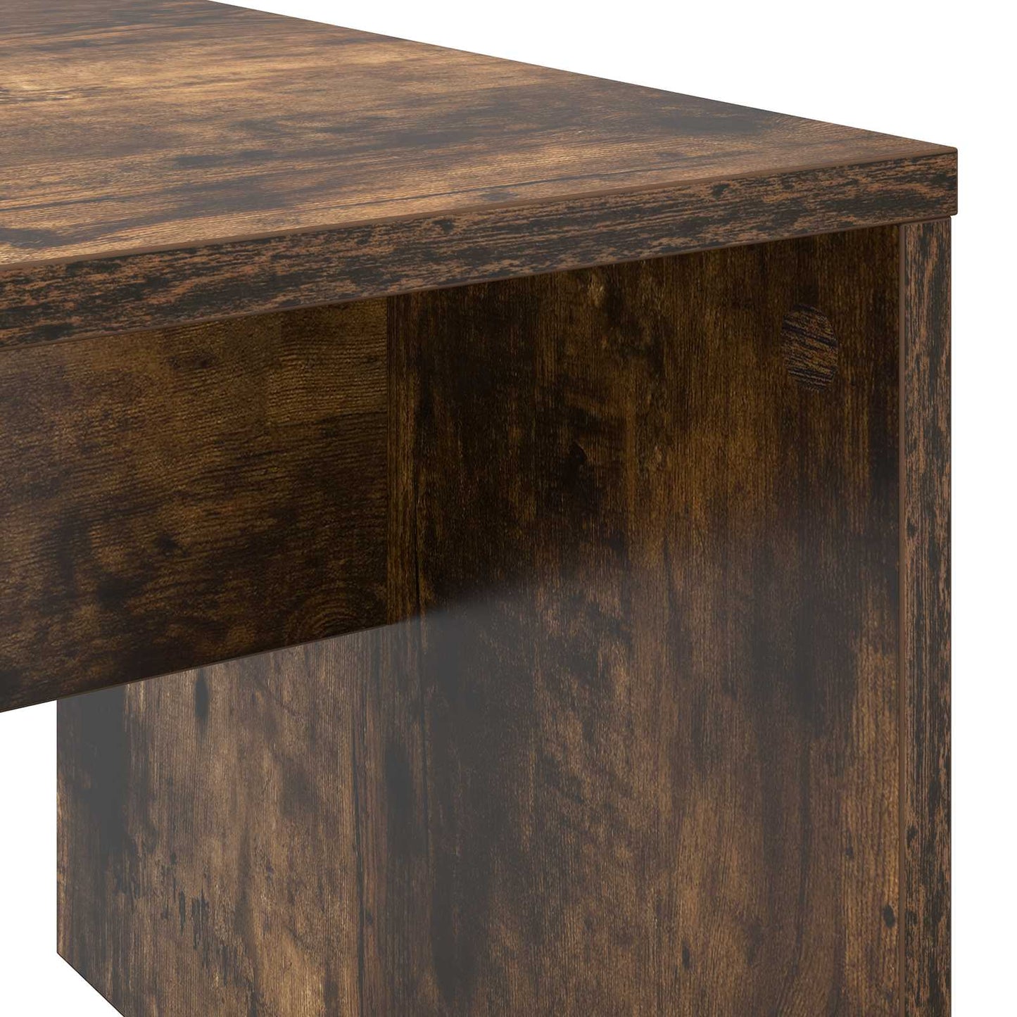 vidaXL Couchtisch Geräucherte Eiche 90 x 45 x 35 cm Holzwerkstoff
