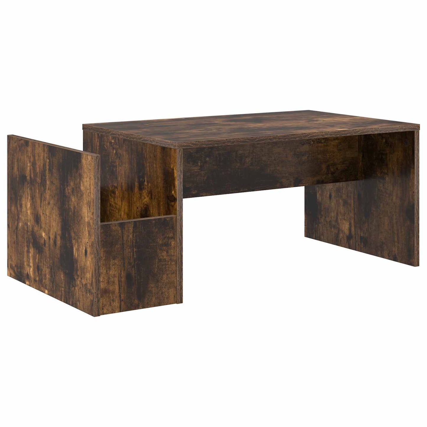 vidaXL Couchtisch Geräucherte Eiche 90 x 45 x 35 cm Holzwerkstoff