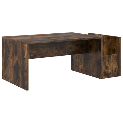 vidaXL Couchtisch Geräucherte Eiche 90 x 45 x 35 cm Holzwerkstoff