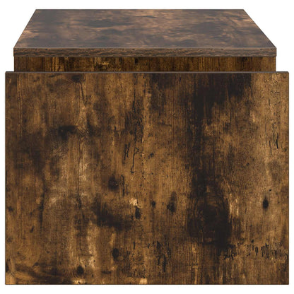 vidaXL Couchtisch Geräucherte Eiche 90 x 45 x 35 cm Holzwerkstoff