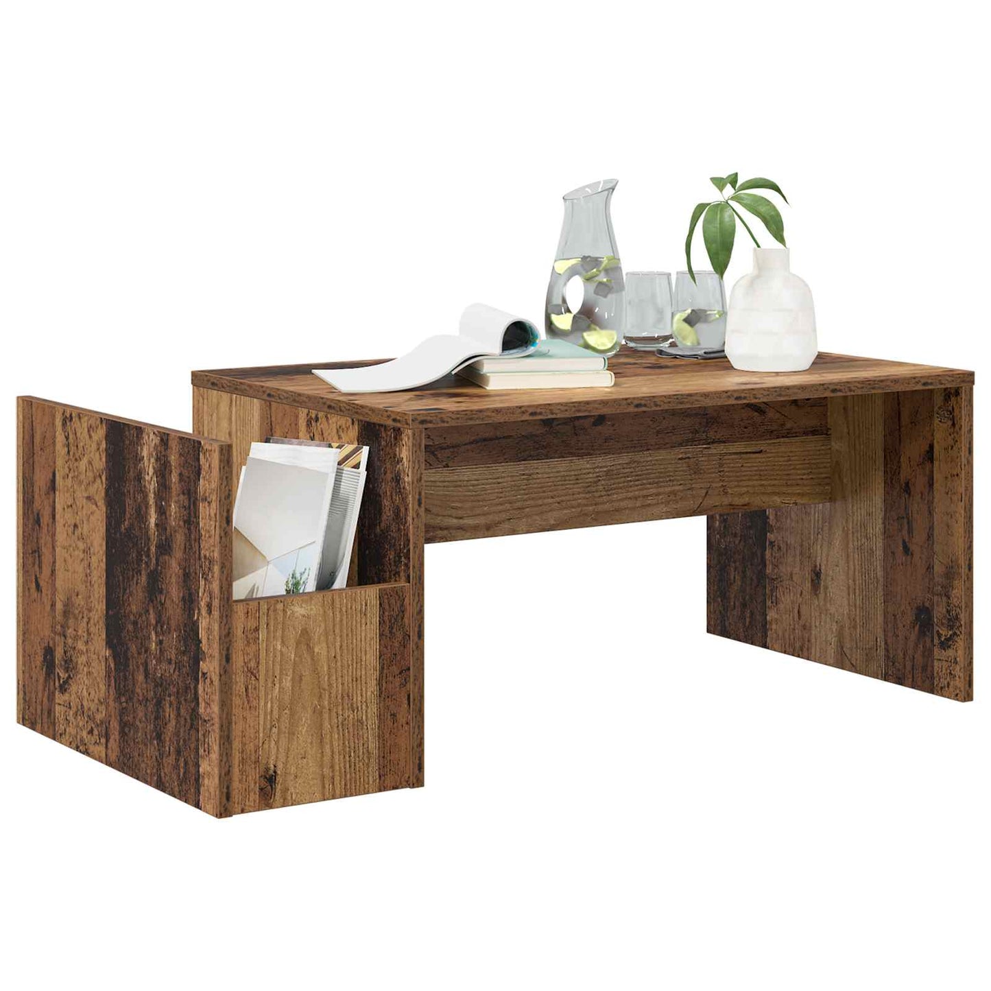 Couchtisch Altholz 90 x 45 x 35 cm Holzwerkstoff