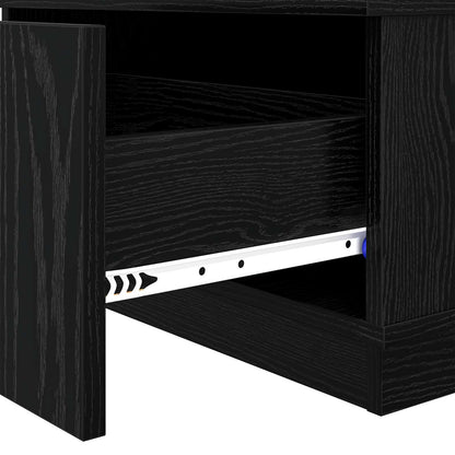 vidaXL Couchtisch Schwarz Eichen-Optik 95 x 55 x 31 cm Holzwerkstoff