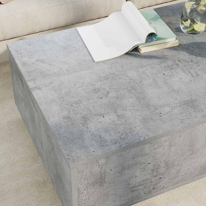 vidaXL Couchtisch Beton Grau 95 x 55 x 31 cm Holzwerkstoff