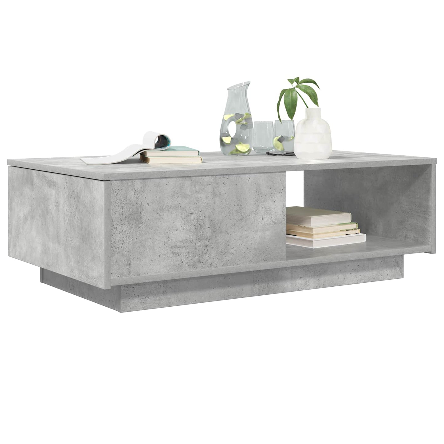 vidaXL Couchtisch Beton Grau 95 x 55 x 31 cm Holzwerkstoff