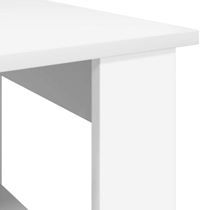 vidaXL Couchtisch Weiß 72 x 50 x 50 cm Holzwerkstoff