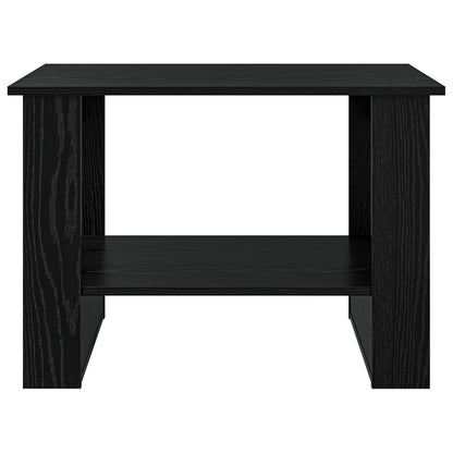 vidaXL Couchtisch Schwarz Eichen-Optik 72 x 50 x 50 cm Holzwerkstoff