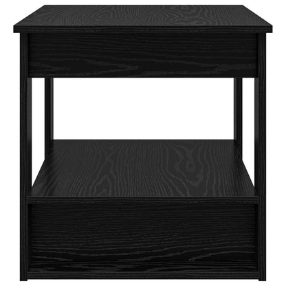vidaXL Couchtisch Schwarz Eichen-Optik 72 x 50 x 50 cm Holzwerkstoff