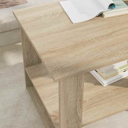 vidaXL Couchtisch Sonoma-Eiche 72 x 50 x 50 cm Holzwerkstoff