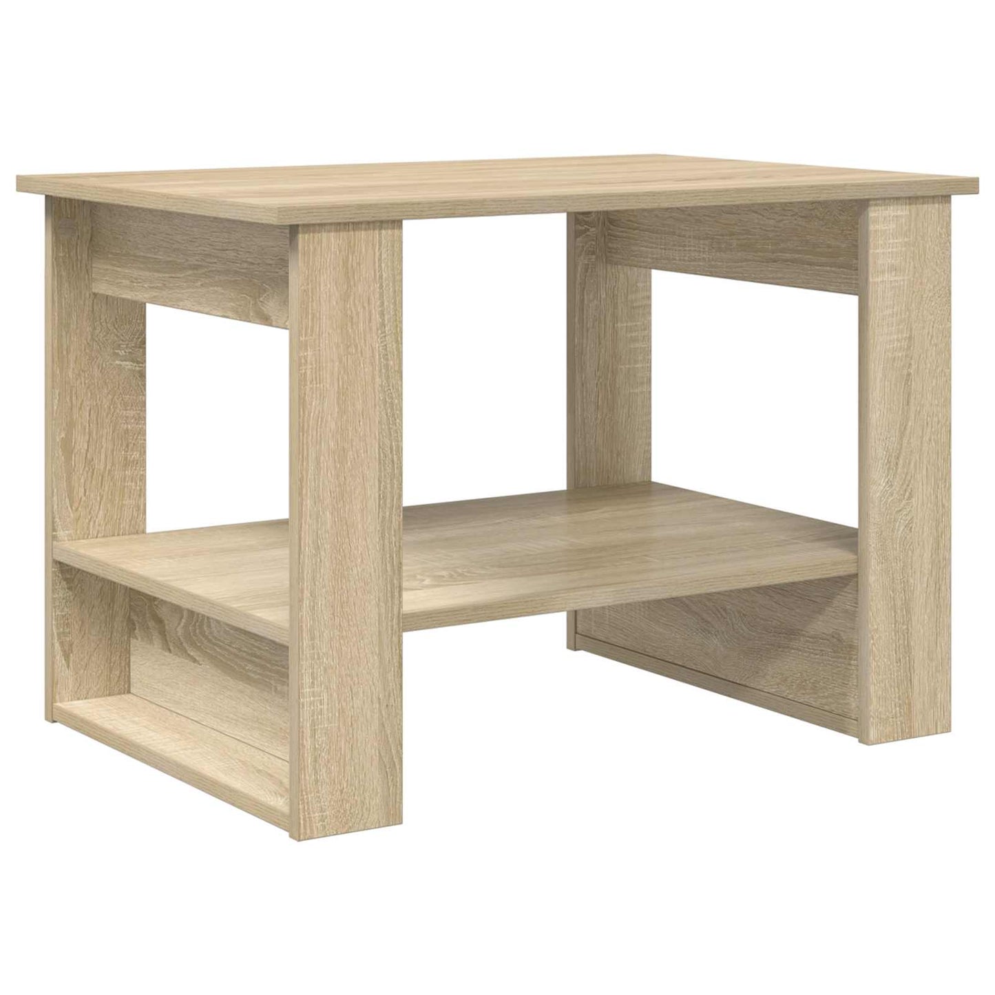 vidaXL Couchtisch Sonoma-Eiche 72 x 50 x 50 cm Holzwerkstoff